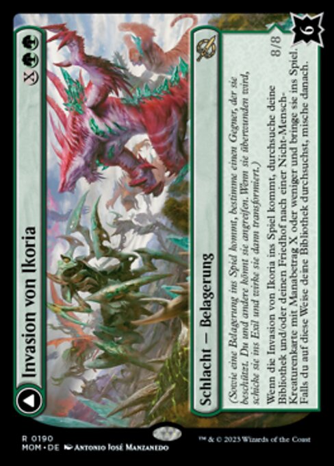 Invasion of Ikoria // Zilortha, Apex of Ikoria MOM-190 Rare Excellent Deutsch