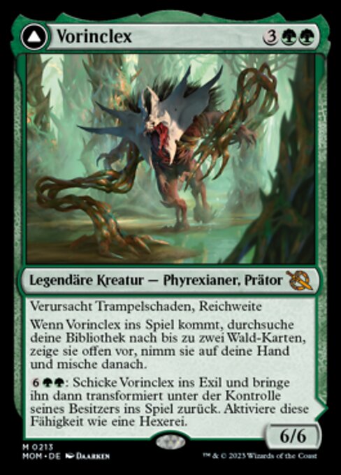 Vorinclex // The Grand Evolution MOM-213 Mythic Near Mint Deutsch Foil