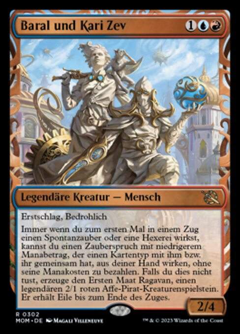 Baral und Kari Zev XMOM-302 Rare Near Mint Deutsch