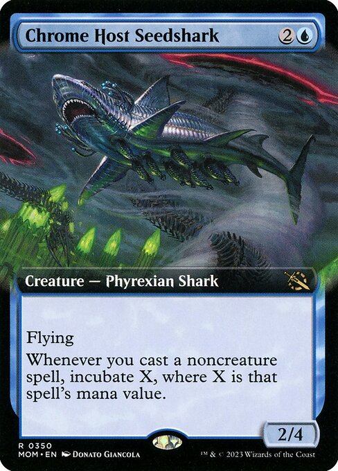 Chrome Host Seedshark XMOM-350 Rare Excellent Englisch Foil