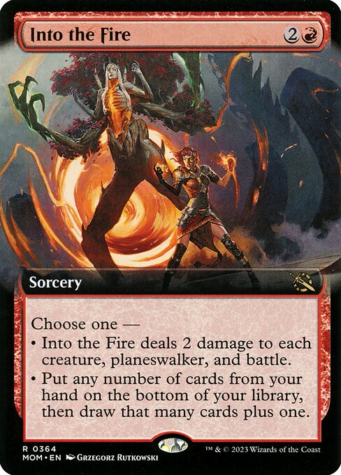 Schritt ins Feuer XMOM-364 Rare Excellent Englisch Foil