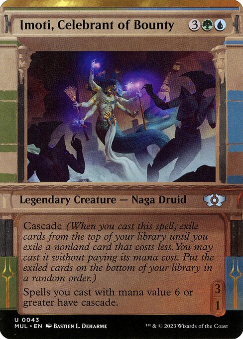 Imoti, Celebrant of Bounty (V.1) MUL-43 Uncommon Near Mint Englisch Foil
