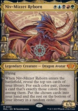 Niv-Mizzet der Auferstandene (V.1) MUL-53 Mythic Excellent Englisch