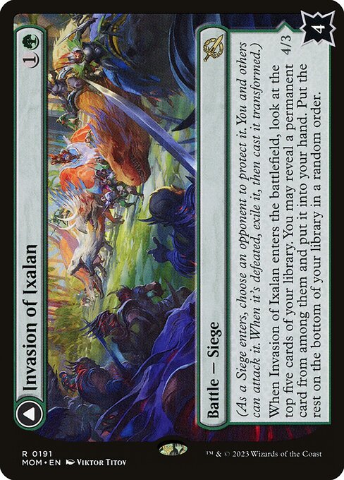Invasion of Ixalan // Belligerent Regisaur MOM-191 Rare Near Mint Englisch
