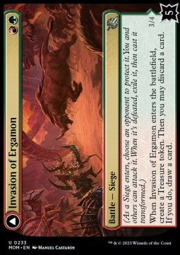 Invasion of Ergamon // Truga Cliffcharger MOM-233 Uncommon Excellent Englisch