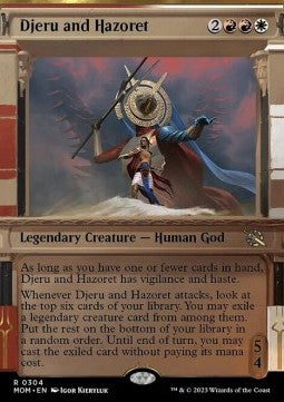 Djeru und Hazoret XMOM-304 Rare Excellent Englisch Foil