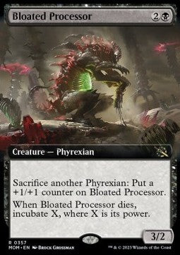 Bloated Processor XMOM-357 Rare Good Englisch Foil