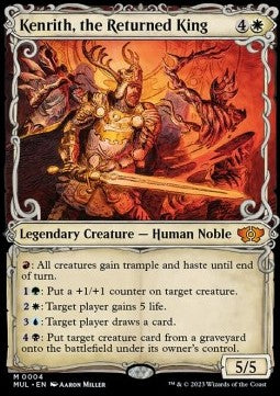 Kenrith, the Returned King (V.1) MUL-4 Mythic Excellent Deutsch