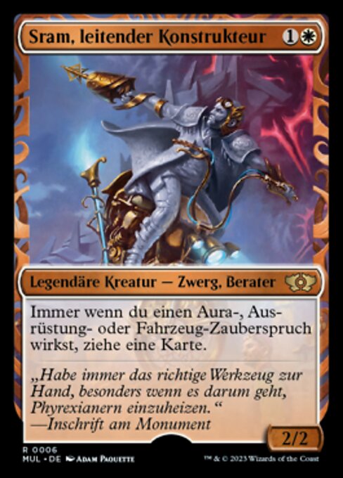 Sram, leitender Konstrukteur (V.1) MUL-6 Rare Near Mint Deutsch