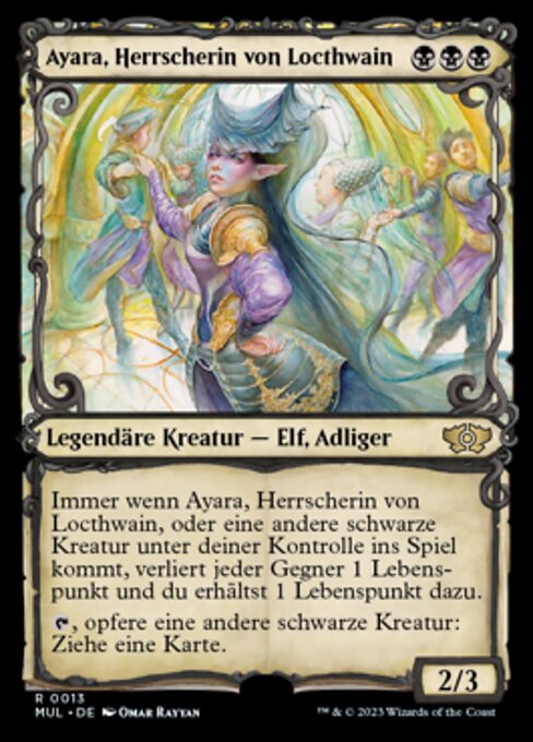 Ayara, Herrscherin von Locthwain (V.1) MUL-13 Rare Near Mint Deutsch Foil