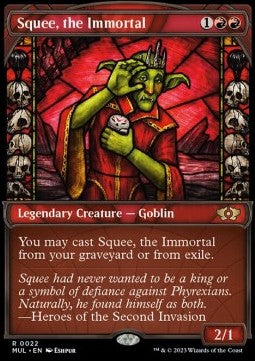 Squee, the Immortal (V.1) MUL-22 Rare Light Played Englisch Foil