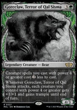 Goreclaw, Terror of Qal Sisma MUL-27 Rare Near Mint Englisch
