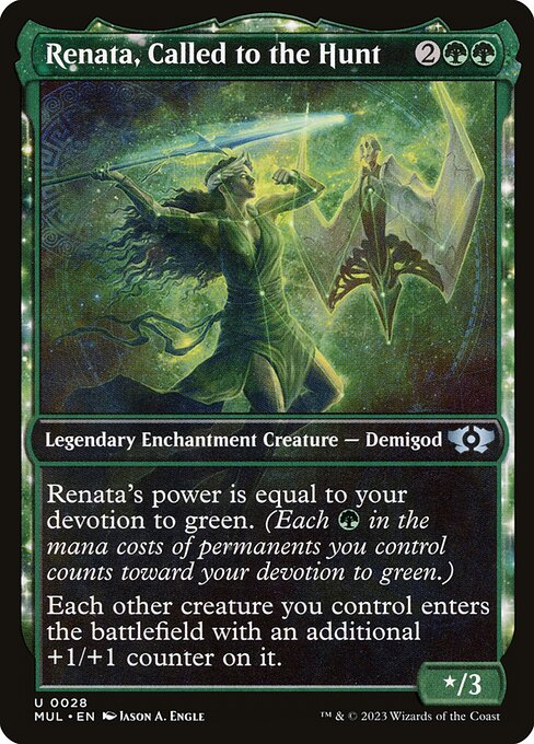 Renata, Called to the Hunt MUL-28 Uncommon Excellent Englisch Foil
