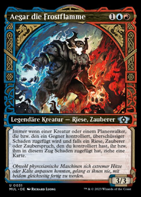Aegar die Frostflamme (V.1) MUL-31 Uncommon Near Mint Deutsch