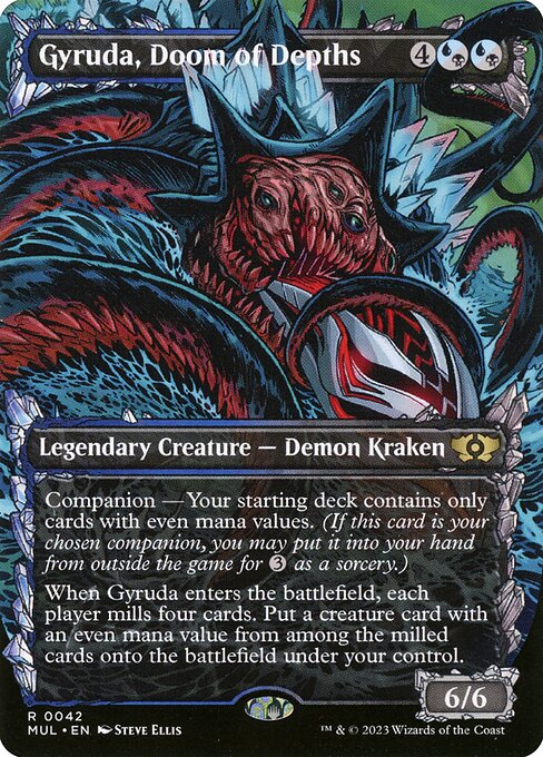 Gyruda, Doom of Depths MUL-42 Rare Excellent Englisch Foil