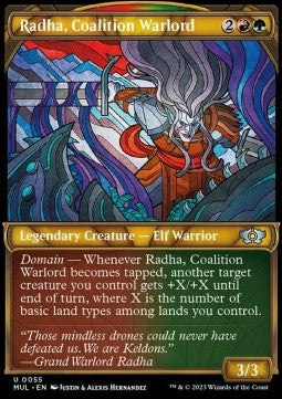 Radha, Coalition Warlord MUL-55 Uncommon Near Mint Englisch