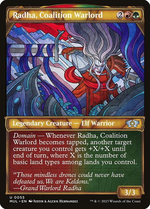 Radha, Coalition Warlord MUL-55 Uncommon Near Mint Englisch