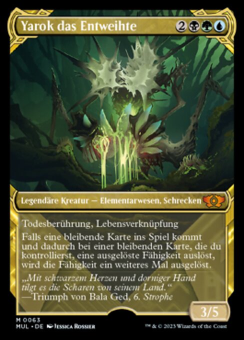 Yarok das Entweihte (V.1) MUL-63 Mythic Excellent Deutsch