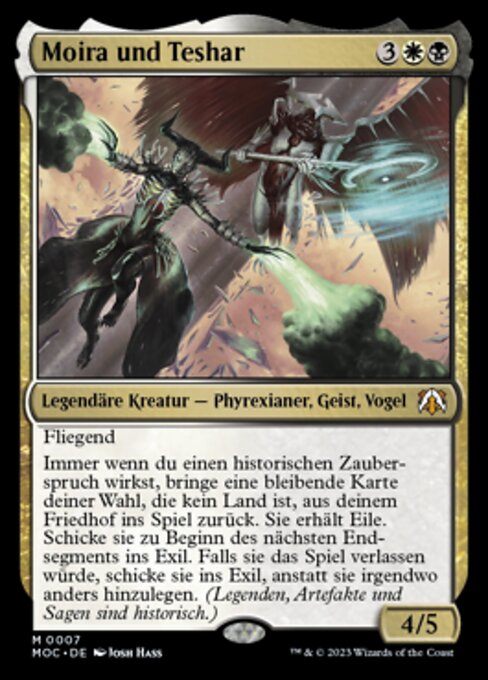 Moira und Teshar MOC-7 Mythic Near Mint Deutsch