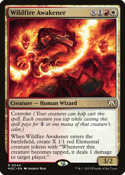 Wildfire Awakener MOC-44 Rare Near Mint Englisch