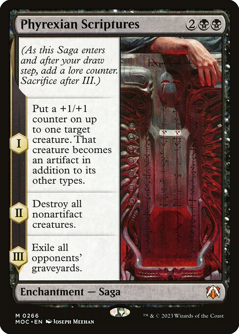 Phyrexian Scriptures MOC-266 Mythic Near Mint Englisch