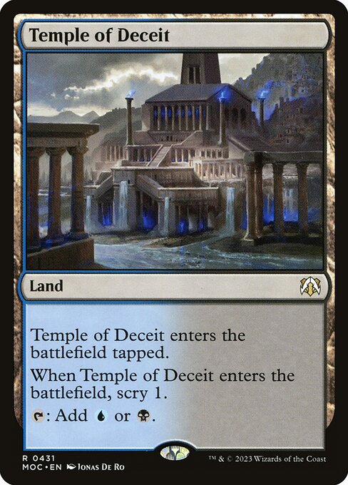 Temple of Deceit MOC-431 Rare Near Mint Englisch