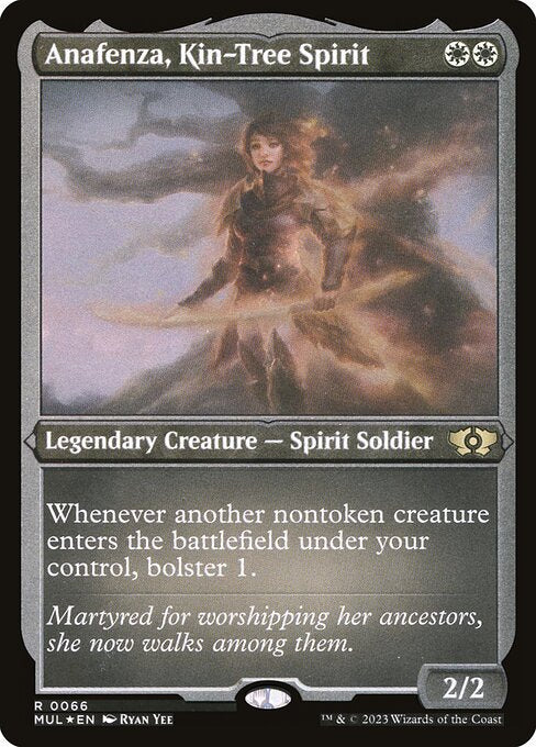 Anafenza, Kin-Tree Spirit MUL-66 Rare Near Mint Englisch Foil