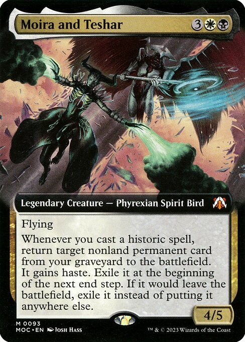 Moira and Teshar XMOC-93 Mythic Excellent Englisch Foil
