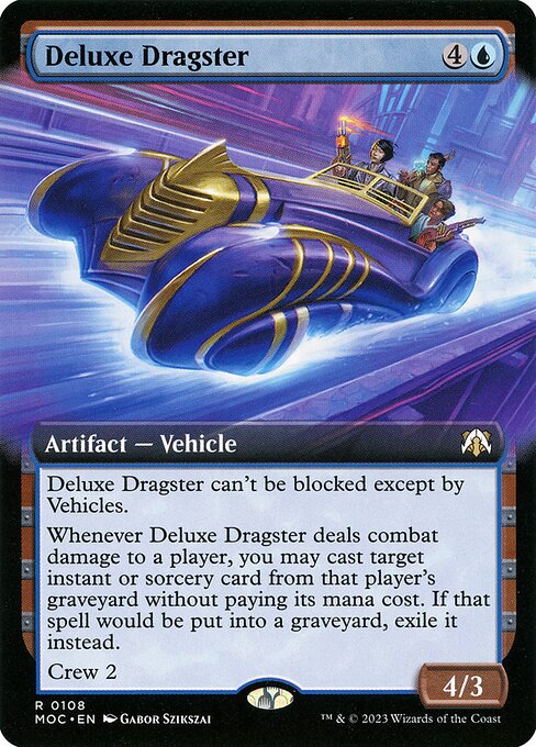 Deluxe Dragster XMOC-108 Rare Excellent Englisch
