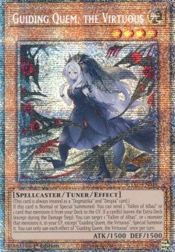 Guiding Quem, the Virtuous (V.2) CYAC-EN011 Starlight Rare Near Mint Englisch 1. Auflage