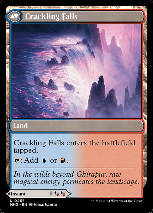 Rush of Inspiration // Crackling Falls - Back Face
