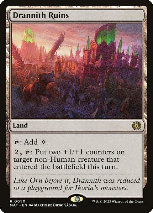 Drannith Ruins MAT-50 Rare Near Mint Englisch Foil