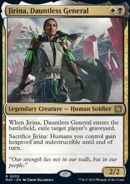 Jirina, Dauntless General MAT-32 Rare Near Mint Englisch