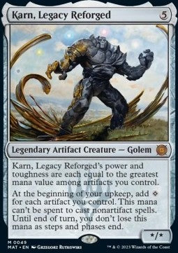 Karn, Legacy Reforged MAT-49 Mythic Near Mint Englisch
