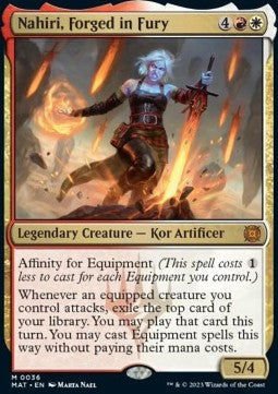 Nahiri, Forged in Fury MAT-36 Mythic Near Mint Deutsch