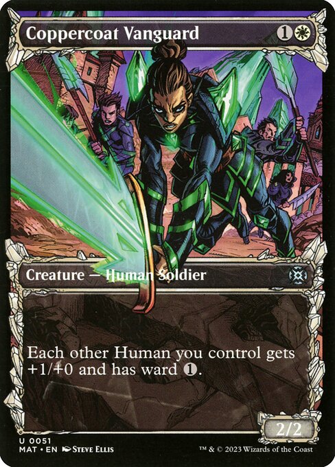 Coppercoat Vanguard XMAT-51 Uncommon Near Mint Englisch Foil