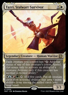 Tazri, Stalwart Survivor (V.1) XMAT-56 Rare Excellent Englisch