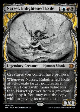 Narset, Enlightened Exile (V.1) XMAT-88 Mythic Excellent Englisch Foil