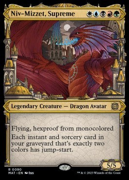 Niv-Mizzet, Supreme (V.1) XMAT-90 Rare Excellent Englisch