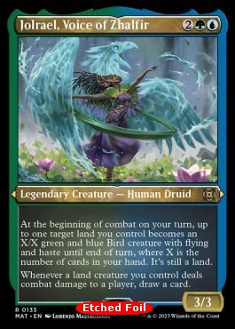 Jolrael, Voice of Zhalfir (V.2) XMAT-133 Rare Good Englisch Foil