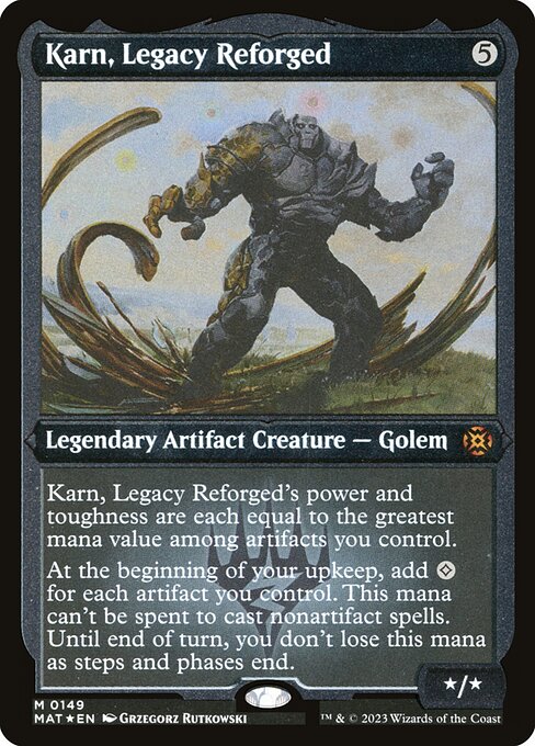 Karn, Legacy Reforged XMAT-149 Mythic Excellent Englisch Foil