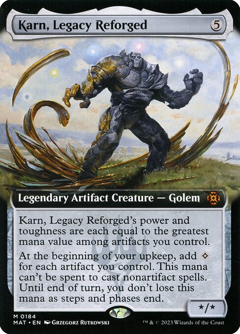 Karn, Legacy Reforged (V.3) XMAT-184 Mythic Excellent Englisch
