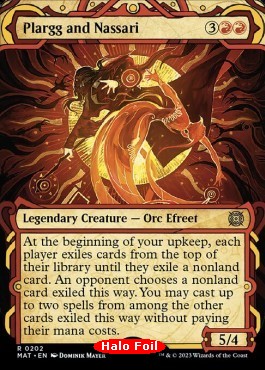 Plargg und Nassari (V.4) XMAT-202 Rare Near Mint Englisch Foil