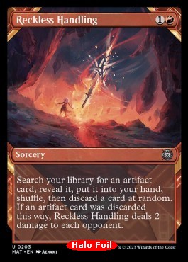 Reckless Handling XMAT-203 Uncommon Near Mint Englisch Foil