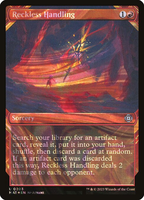 Reckless Handling XMAT-203 Uncommon Near Mint Englisch Foil