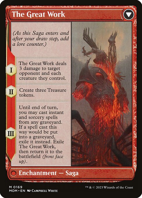 Urabrask // The Great Work - Back Face