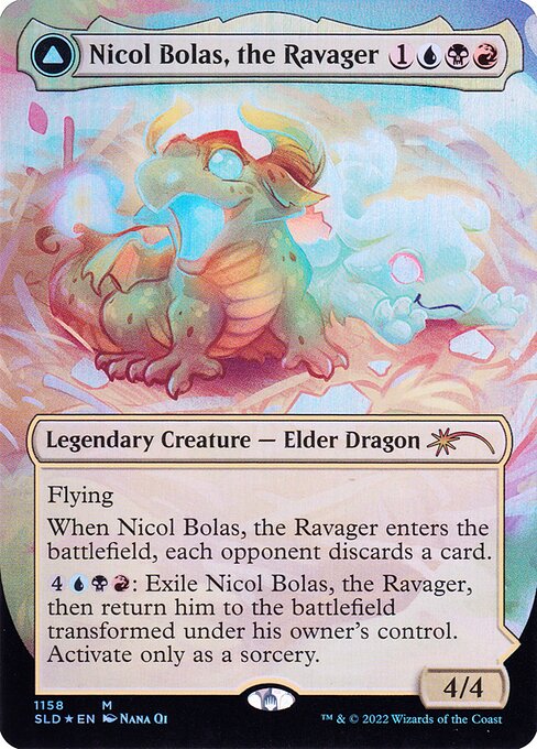 Nicol Bolas, the Ravager // Nicol Bolas, the Arisen SLCFCB-1158 Mythic Excellent Englisch Foil
