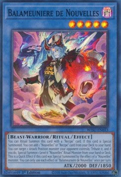 Balameuniere de Nouvelles WISU-033 Super Rare Excellent Englisch 1. Auflage