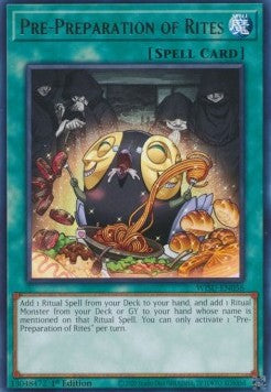 Vor-Vorbereitung der Riten WISU-056 Rare Near Mint Deutsch 1. Auflage