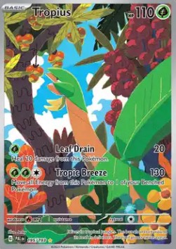 Tropius PAL-195 Illustration Rare Excellent Deutsch